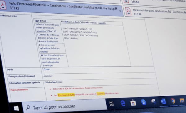 Contrôles légaux pour les stations service